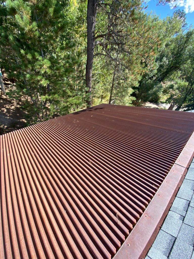 Brown Metal Roof Colorado Springs Go2 Prime Roofing